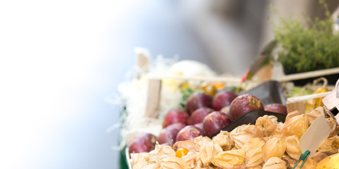 Tropical fruit on sale