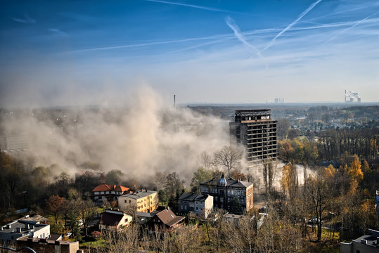 Blowing Up The Building For Demolition