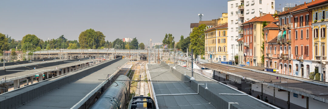 Garibaldi train station in Milan