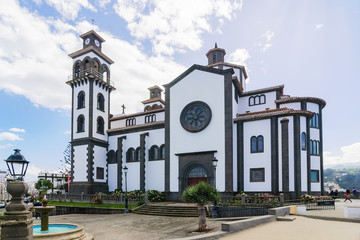 Side view of the basilica of the municipality of Moya, gran cana