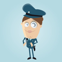 clipart of a female police officer