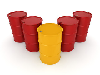 3D rendering barrels