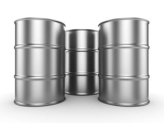 3D rendering aluminum barrel