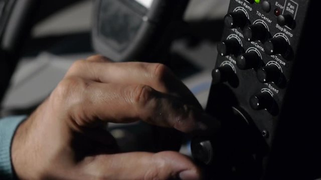 TV camera control crane