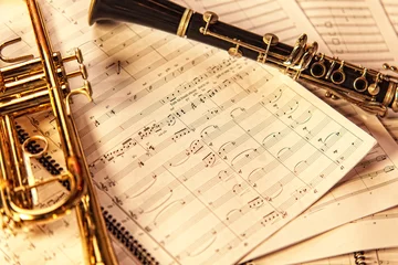 Fotobehang Sheet music © tpc0361
