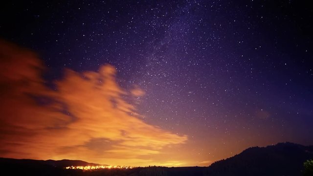 milky way time lapse