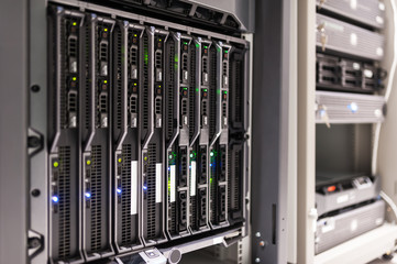 Network servers in data room Domestic Room