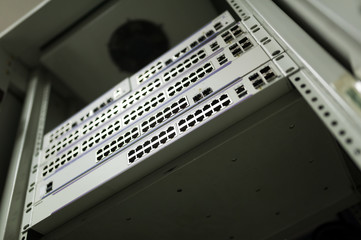 Core switch technology in network room place