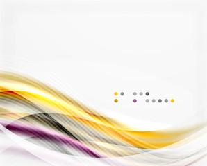 Vector shiny wave abstract background