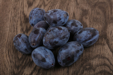 Ripe sweet Plums