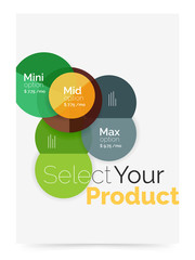 Option select infographic banner