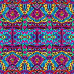 ethnic tribal ornamental pattern colorful