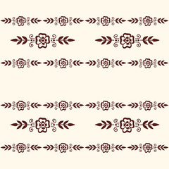 Mehendi pattern illustration