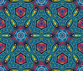 Abstract festive colorful mosaic pattern
