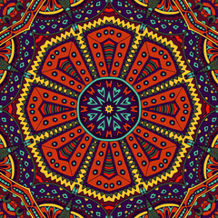 inticate seamless pattern mandala