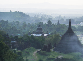 Mrauk U in the Rakhine State, Myanmar