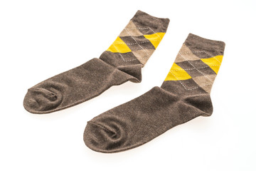 Pair of sock isolated