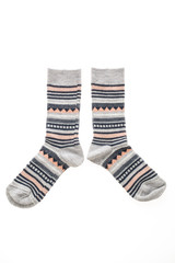 Pair of sock isolated