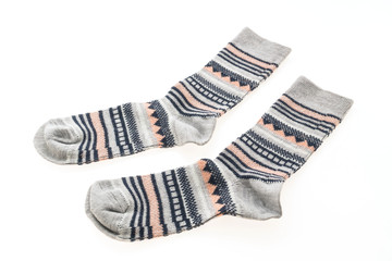 Pair of sock isolated