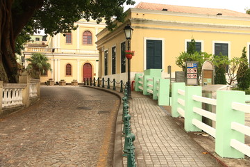 Historical Street in Taipa, Macau