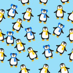 cute Christmas penguin