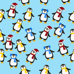 cute Christmas penguin