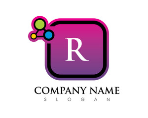 R Letter Square Logo