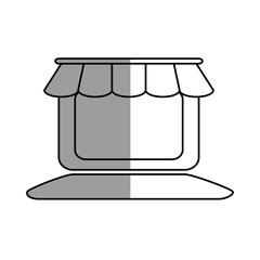 Digital marketing shopping icon vector illustration graphic design