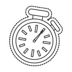 timer clock watch icon vector illustration graphic design