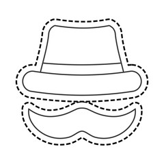 Hipster fashion lifestyle icon vector illustration graphic design