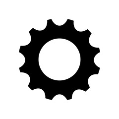 Gear cog wheel icon vector illustration graphic design