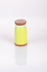 Thermo or Thermo flask on a background.