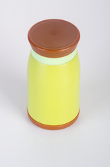 Thermo or Thermo flask on a background.