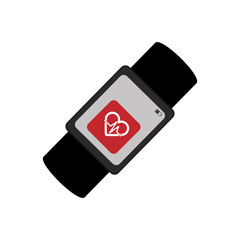 Wearable smart technology icon vector illustration graphic design