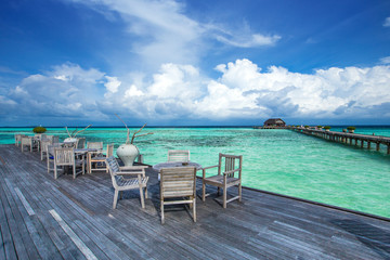 Obraz premium beach and tropical sea