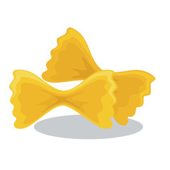 Vector food of wheat. Italian cuisine.