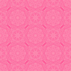 Ethnic floral seamless pattern
