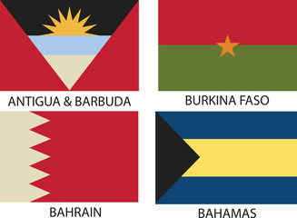 Flag Collection, Vector Illustration EPS 10.