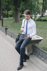 Obraz premium Business man hd