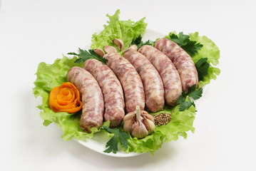 raw sausage