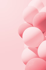 Pastel balloons for background