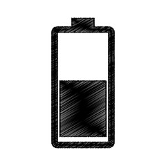 Battery full recharge icon vector illustration graphic design