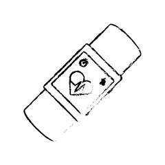 Wearable smart technology icon vector illustration graphic design