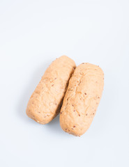 bread or healthy bread on the background.