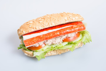 sandwich or health sandwich on the background.