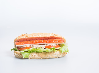 sandwich or health sandwich on the background.