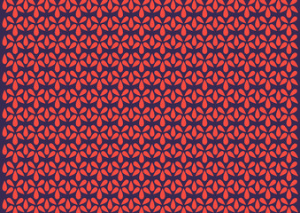 Geometric pattern background | pattern blue and orange creative vibrant