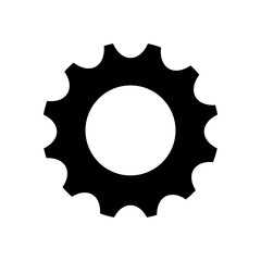 Gear cog wheel icon vector illustration graphic design