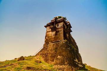 tower of Rohtas fortress in Punjab, Pakistan