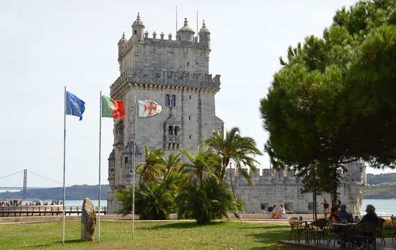 Belem Tower on a sunny day